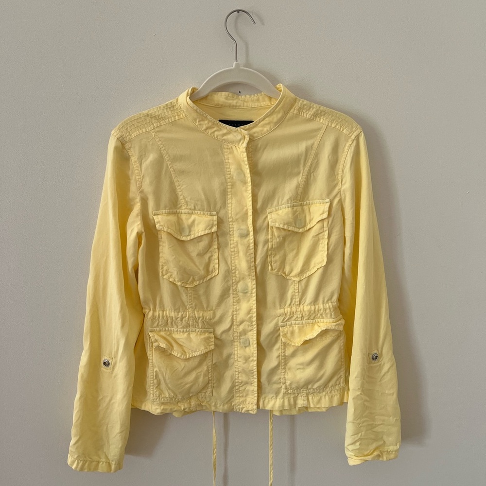 Sanctuary Light Yellow Utility Jacket